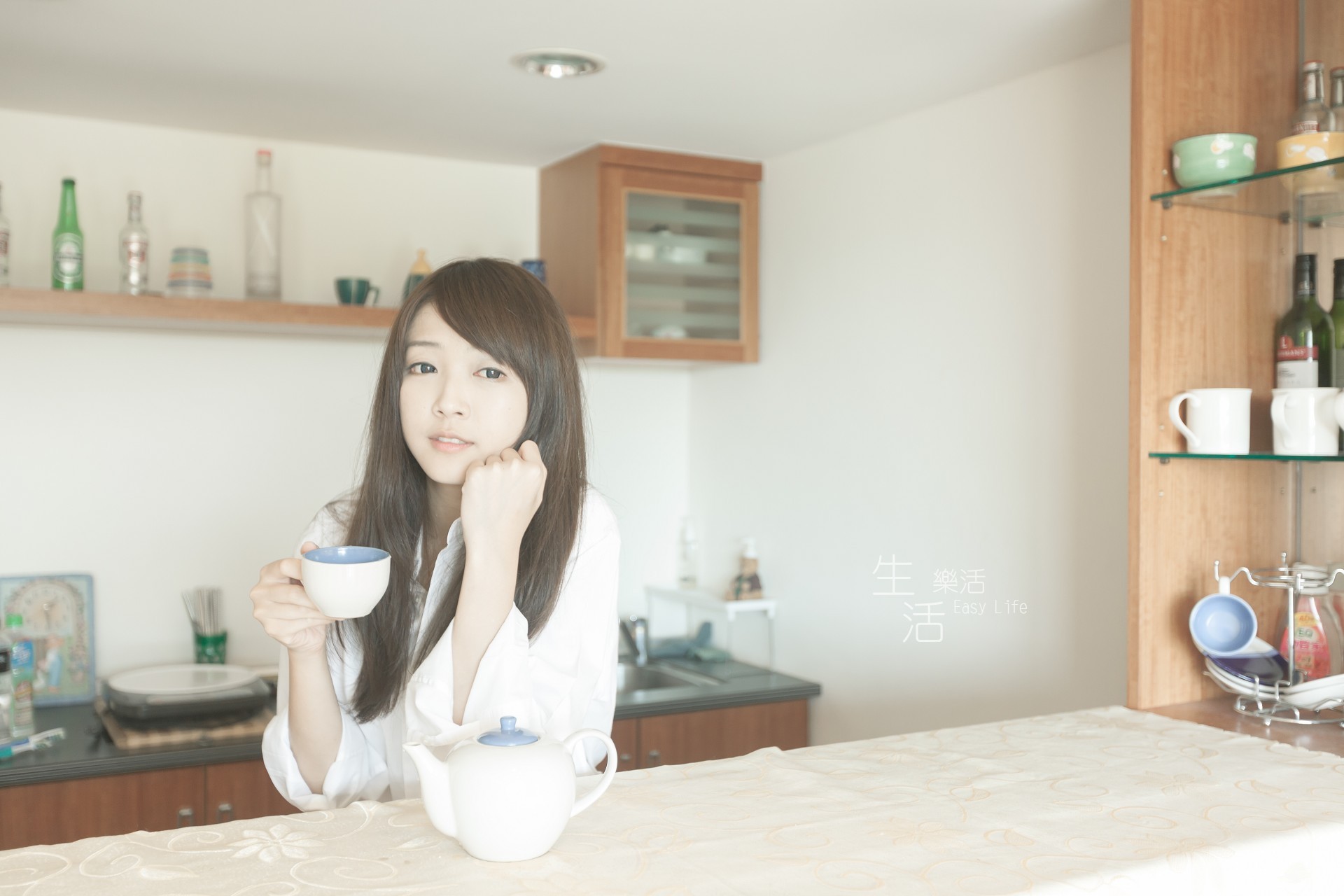 台湾清纯正妹 甄妮 简单生活